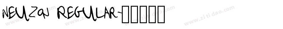 Neuzon Regular字体转换